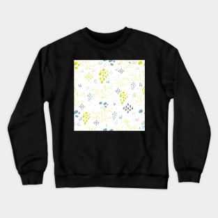 Floral Pattern Crewneck Sweatshirt